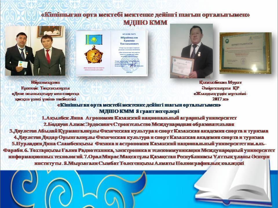 Мұғалімдердің жетістігі